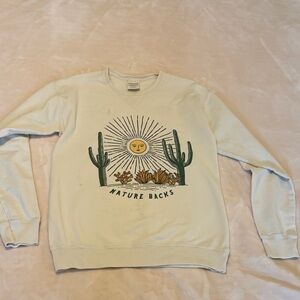 Nature Backs Crew Neck Sweatshirt